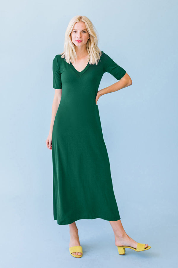 Cotton/TENCEL™ Modal Spandex Jersey - Dark Emerald Cotton/TENCEL™ Modal Spandex Jersey - Dark Emerald